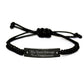 Funny Vet Love Gifts from Men to Women - My Heart Belongs To A Veterinarian Rope Bracelet, Christmas Unique Presents for Veterinarian Friends - Image 1