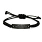 Gifts from Men to Pediatrician, Inspirational Rope Bracelet, This Is What An Awesome Pediatrician Looks Like, Graduation Unique Gifts - Image 1
