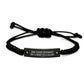 Home Science Experiments Calling Gifts from Friends to Family, Inspirational Rope Bracelet for Birthday, Quote 'Home Science Experiments Isn't A Hobby. It's A Calling.' - Image 1
