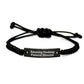 Funny Funeral Director Gifts Unique Rope Bracelet from Friends and Family to Men and Women for Christmas - Image 1
