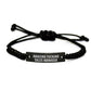 Funny Sales Manager Rope Bracelet Gifts for Men - Amazing F--king Sales Manager Christmas Unique Gifts from Friends - Image 1