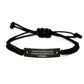 Camping Rope Bracelet Funny Quirky Gifts for Men Women Friends from Camping Enthusiasts - Image 1