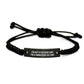 Himalayan Cat Dad Gifts, Rope Bracelet for Birthday, Funny Quote 'I'm Not A Regular Dad. I'm A Himalayan Cat Dad.' - Gifts from Dad to Himalayan Cat Lover - Image 1