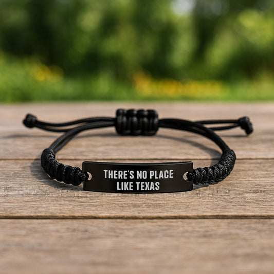 Texas Rope Bracelet Funny Quote Gifts from Family for Texas Lovers Christmas Unique Gifts - Image 2
