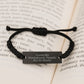 Funny Dachshund Dog Lovers Rope Bracelet, Gifts from Family to Friends for Men and Women Graduation Unique Gifts, I Love My Dachshund. People, Not So Much. - Image 3