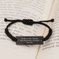 Funny Respiratory Therapist Gifts From Friends, Inspirational Quote 'Be Nice To Me. I May Be Your Respiratory Therapist One Day.' Rope Bracelet for Graduation - Image 3