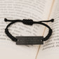 Gifts for the Awesome Designer in You, Work Hard Rope Bracelet, Funny Quote for Friends and Family - Dreams Big, Black Rope Stainless Steel - Image 3