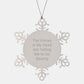 Funny Sewing Gifts for Women - Inspirational Snowflake Ornament, Funny Quote 'The Voices In My Head Are Telling Me To Go Sewing', Gift from Friends or Family for Christmas Unique Gifts - Image 1