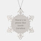 Snowflake Ornament Gifts from South Carolina - 'There's No Place Like South Carolina' - Stainless Steel, Shatterproof, 3.14 inches - Perfect Christmas Unique Gift for Friends, Family, or Coworkers - Image 1