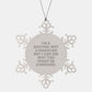 Funny Doctor Gifts from Friends to Doctor Snowflake Ornament for Christmas - Image 1