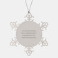 Electrician Gifts, Christmas Snowflake Ornament, Funny Quote, Gifts from Friends and Family, Gifts for Electrician - Image 1