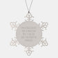 Firefighter Gifts from Friends, Snowflake Ornament Funny Quote Christmas Unique Finds, I'm A Firefighter Not A Magician Gifts for Firefighter - Image 1