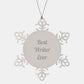 Funny Writer Gifts from Best Writers Ever Snowflake Ornament for Christmas - Image 1
