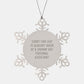 Funny Snowflake Ornament Gifts from Friends for Personal Assistants, Men, or Women - Sorry This Guy Is Already Taken - Image 1