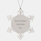 Australian Cattle Dog Mom Gifts for Friends, Funny Snowflake Ornament, Christmas Unique Presents - Image 1