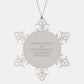 Maltese Dog Lovers Gifts, I Work Hard So My Malteseabeagle Can Have A Better Life, Snowflake Ornament for Christmas, Gifts from Family to Maltese Dog - Image 1
