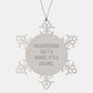 Volunteering Gifts for Men and Women, Snowflake Ornament from Friends and Family, 'Volunteering Isn't A Hobby. It's A Calling.' Quote, Unique Christmas Unique Gifts - Image 1