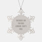 Funny Mail Carrier Gifts for Men - Snowflake Ornament from Friends - Image 1