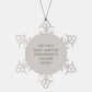 Funny Janitor Gifts from Friends for Men, Unique Snowflake Ornament, Christmas Unique Gifts, Sexy Janitor Everybody's Talking About. - Image 1