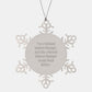 Unique Gifts for General Manager, Funny Snowflake Ornament from Friends, Hot Christmas Decorations - Image 1