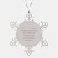 Funny Snowflake Ornament Gifts from Men to Magistrate, Unique Christmas Unique Gifts for Family, Friends of Men and Women - Image 1