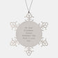 Gifts from Family to Grandmom, Snowflake Ornament with 'My Dear Grandmom, Always Remember How Much I Love You.' Quote, Christmas Unique Gifts for Grandmom - Image 1
