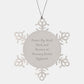 Dental Hygienist Gifts from Friends, Gifts for Amazing Dental Hygienists, 'Dream Big, Work Hard, And Become An Amazing Dental Hygienist.' Snowflake Ornament, Christmas Unique Finds - Image 1