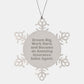Inspirational Insurance Sales Agent Gifts, Snowflake Ornament, 'Dream Big, Work Hard, And Become An Amazing Insurance Sales Agent' Quote, Christmas Unique Gifts from Friends to Family - Image 1