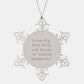 Woodworker's Delight, Snowflake Ornament for Inspirational Christmas Unique Gifts from Friends and Family - Image 1