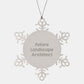 Future Landscape Architect Christmas Unique Gift Ideas - Funny Snowflake Ornament for Men, Women, Friends, and Coworkers - Gifts from Family to Landscape Architect - Image 1