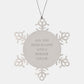 Funny Border Collie Dog Gifts from Friends for Christmas - All You Need Is Love And A Border Collie Snowflake Ornament, 3.14 inch Stainless Steel Shatterproof - Image 1