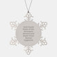 Funny Gifts from Men to Women, Women, Friends, Coworkers, Family - 'God Found Some Of The Strongest Women And Made Them Dental Hygienist' Snowflake Ornament for Dental Hygienist - Image 1