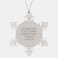 Funny Drug Counselor Snowflake Ornament Gifts from Men to Women Friends Coworkers Family for Christmas Unique Presents - Image 1