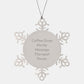 Funny Massage Therapist Gifts from Friends, Snowflake Ornament with Coffee Gives Me My Massage Therapist Power, Unique Christmas Unique Gifts for Massage Therapist - Image 1