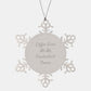 Funny Psychiatrist Gifts from Men to Women - Snowflake Ornament with 'Coffee Gives Me My Psychiatrist Power' Quote - Unique Christmas Unique Gifts for Psychiatrist, Friends, Family, Coworkers - Image 1