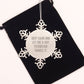 X-Ray Technician Christmas Unique Gifts from Friends, Snowflake Ornament with Inspirational Quote, Keep Calm And Let The X-ray Technician Handle It, 3.14 inches - Image 2