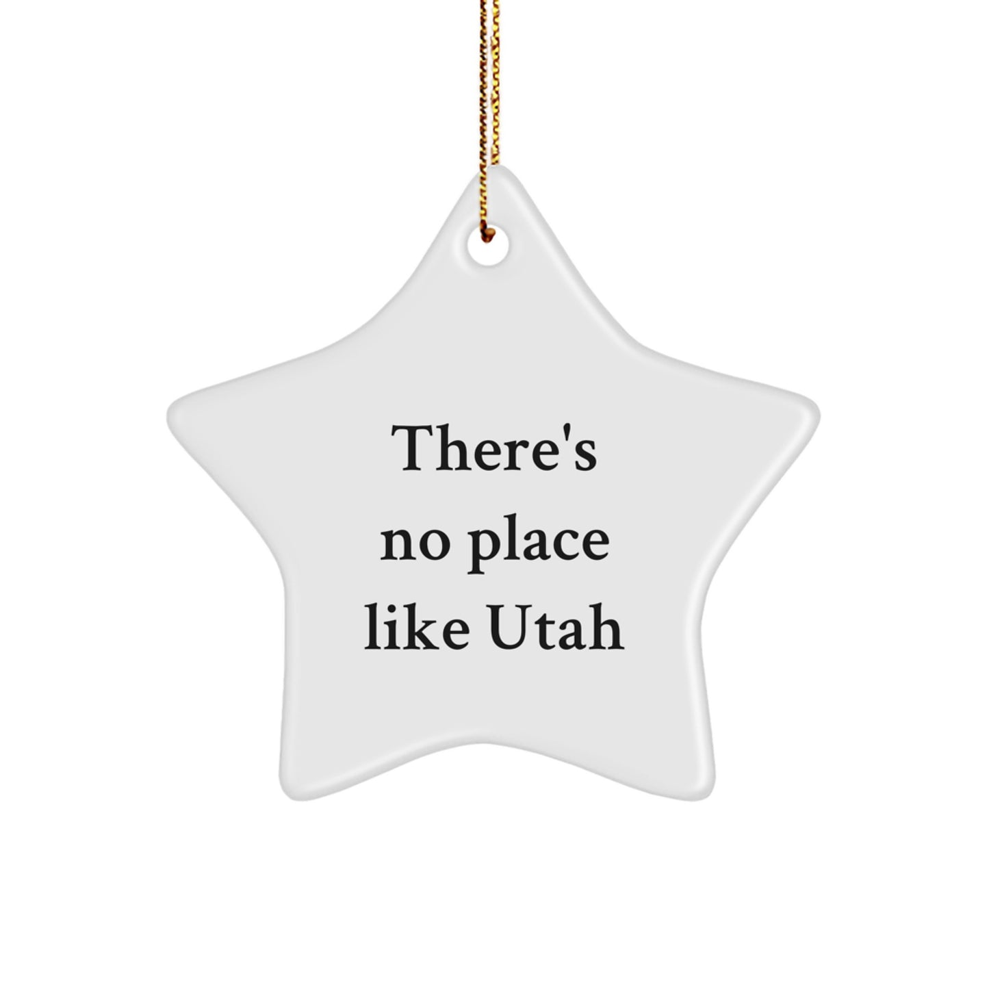 Funny Utah Star Ornament Gifts from Family to Friends Men Women Christmas Unique - Image 1