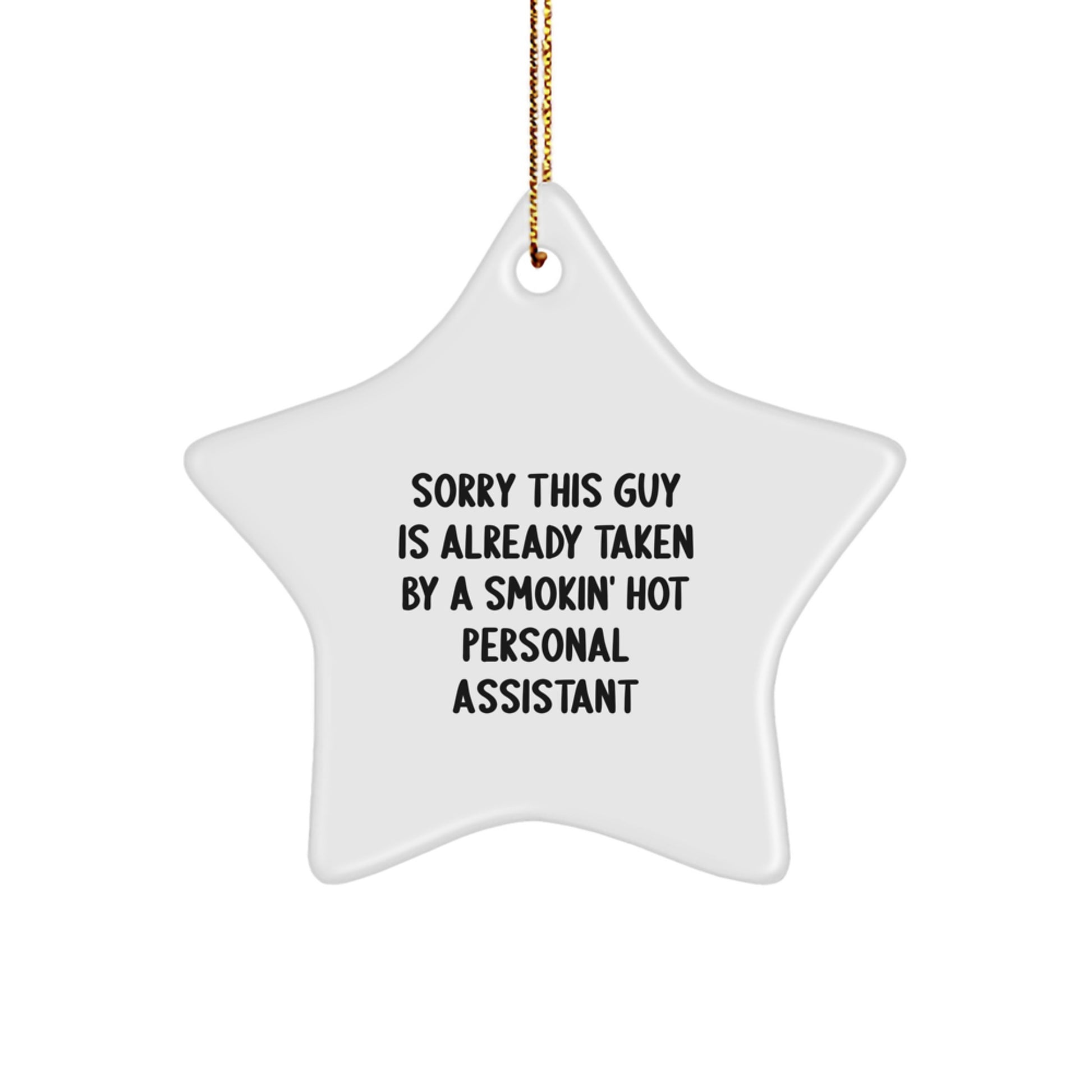 Personal Assistant Gifts, Funny Quote Star Ornament, Gifts from Friends to Coworkers, Christmas Unique Presents for Personal Assistant - Image 1