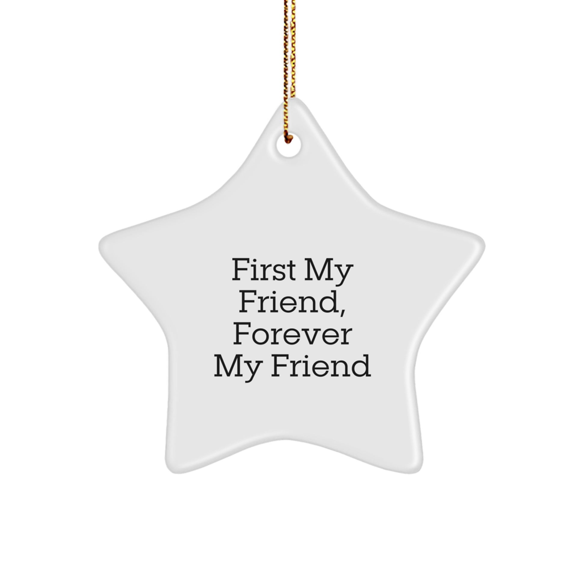 Funny Friend Star Ornament Gifts from Men Women Friends Coworkers Family - Perfect for Christmas Unique Gifts - Image 1