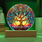 Stained Glass Style Tree of Life Plaque