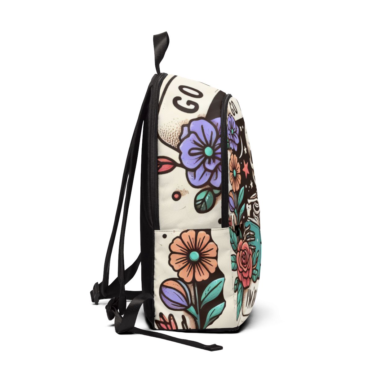 Book Lover Floral Waterproof Backpack