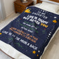 Daughter Life is Tough Velvet Soft Blanket
