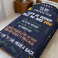 Daughter Life is Tough Velvet Soft Blanket