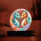 Personalized Loving Dragons Plaque