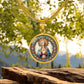 Personalized Faux Stained Glass Virgin Mary Necklace