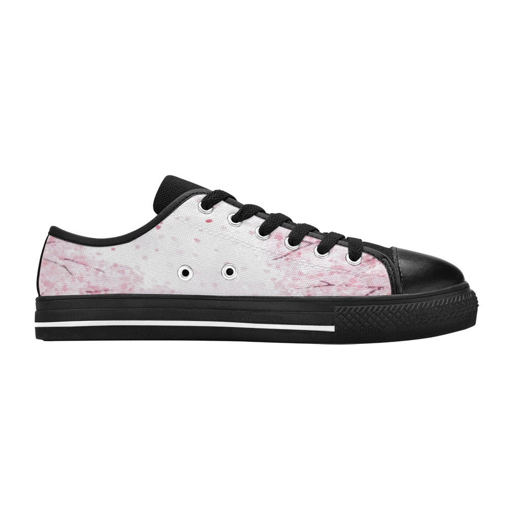 Pink Tree Canvas Women's Sneakers