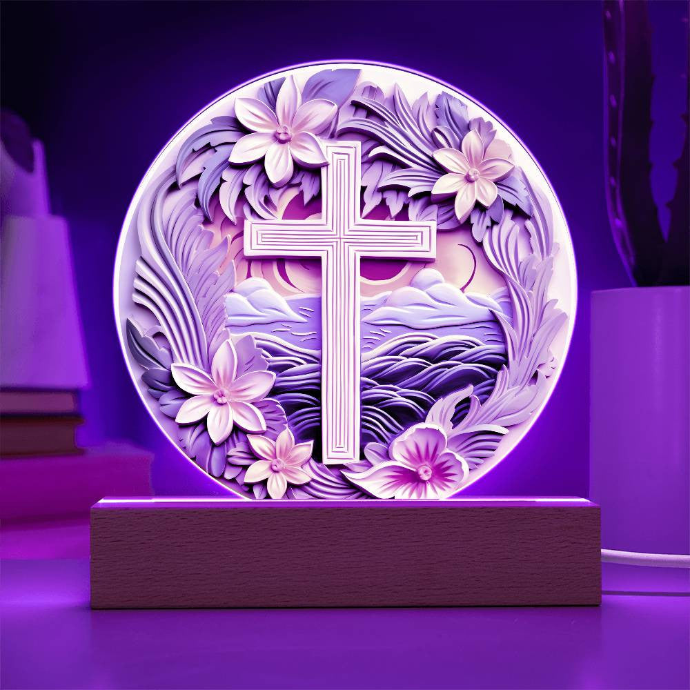 Orthodox Cross Acrylic Plaque