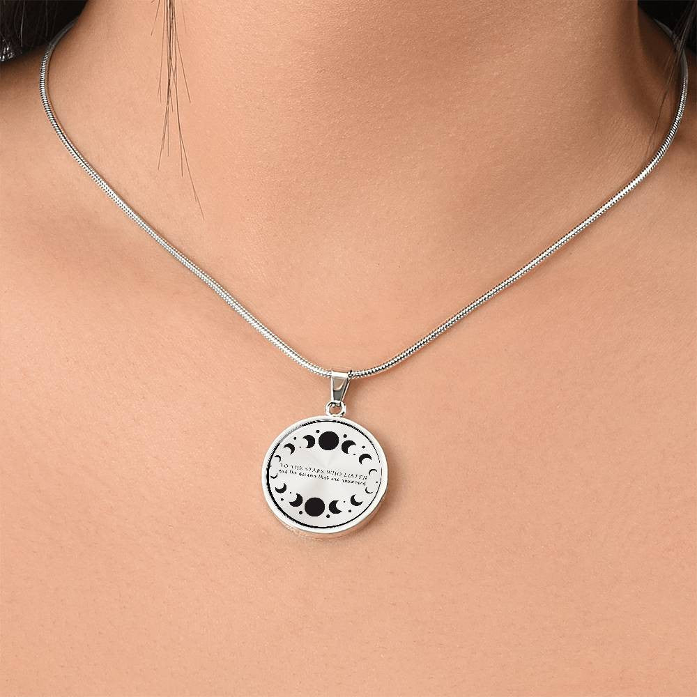 Personalized Acotar Official Stars Who Listen Necklace