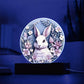 Personalized 3D Look Baby First Easter Night Light Plug In