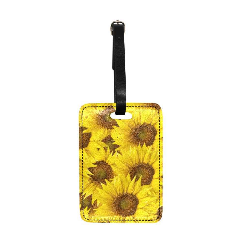 Sunflower Luggage Tag